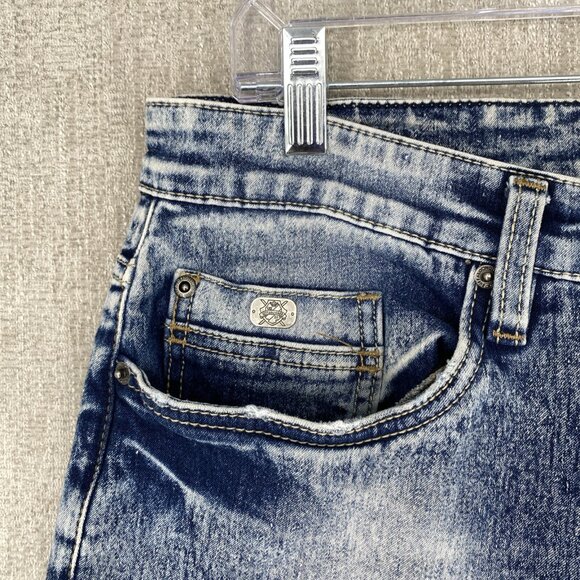 Buffalo David Jeans 32X32 Super Max-X Skinny Slim Denim Stretch Stone Wash - Picture 7 of 16